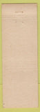 Matchbook Cover - Hildor's Bar Coffee Shop Minocqua WI Hildor Hanson