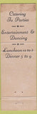 Matchbook Cover - Teddy's Cocktail Lounge Restaurant Jackson Heights NY