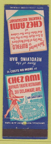 Matchbook Cover - Chez Ami Buffallo NY girlie