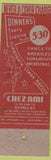 Matchbook Cover - Chez Ami Buffallo NY girlie