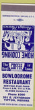 Matchbook Cover - Bowlodrome Restaurant Tipton IN
