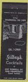 Matchbook Cover - Gilbey's Cocktails San Francisco CA Arc De Triomphe Paris