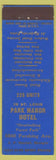Matchbook Cover - Park Manor Hotel St Louis MO