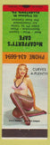 Matchbook Cover - McCafferty's Cafe Allentown PA pinup