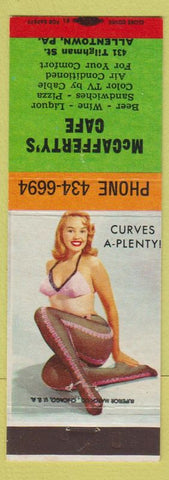 Matchbook Cover - McCafferty's Cafe Allentown PA pinup