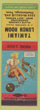 Matchbook Cover - Tamiami Lunch Room Chattanooga TN pinup