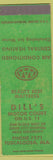 Matchbook Cover - Dills Motor Court Tuscaloosa AL AAA