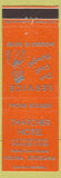 Matchbook Cover - Thatcher Hotel Houma LA orange