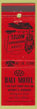 Matchbook Cover - Bali Motel Detroit MI AAA