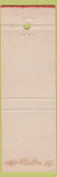 Matchbook Cover - Bali Motel Detroit MI AAA