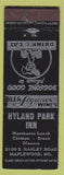 Matchbook Cover - Hyland Park Inn Maplewood MO Warren Hageman