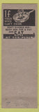 Matchbook Cover - Washington Hotel Cecil WI low phone # Kammerman Berg pinup