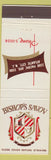 Matchbook Cover - Bishop's Savoy Atlantic City NJ