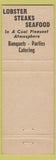 Matchbook Cover - Anchor Inn Beach Haven NJ seafood