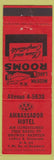 Matchbook Cover - Ambassador Motel Dearborn MI? AAA