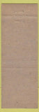 Matchbook Cover - B and B Cafe Nappanee IN