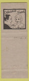 Matchbook Cover - Range Cafe Cody WY