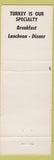Matchbook Cover - Hart's restaurant Meredith NH Russ Hart