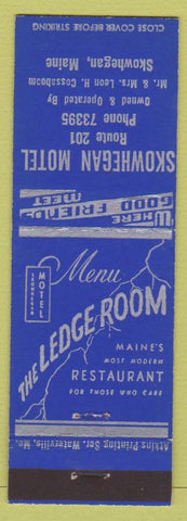 Matchbook Cover - Skowhegan Motel ME Leon Cossaboom