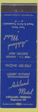 Matchbook Cover - Ashland Motel Ashland OR Floyd Earle Housmann