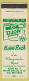 Matchbook Cover - Lake Winnipesaukee Motel Weirs Beach NH