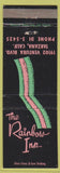 Matchbook Cover - Rainbow Inn Tarzana CA