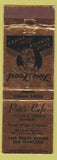 Matchbook Cover - Pete's Cafe Italian restaurant San Francisco CA