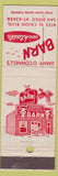Matchbook Cover - Jimmy O'Connell's Barn San Diego CA
