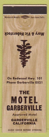 Matchbook Cover - Motel Garberville CA Mary Vic Haberstock