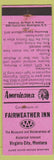 Matchbook Cover - Fairweather Inn Virginia City MT Perkins Americana AAA