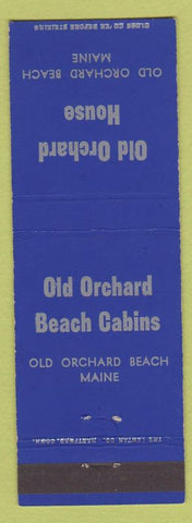 Matchbook Cover - Old Orchard Beach Cabins Old Orchard Beach ME