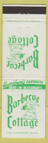 Matchbook Cover - BBQ Cottage Harrisburg PA