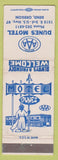 Matchbook Cover - Dunes Motel Bend OR AAA WEAR