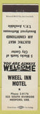 Matchbook Cover - Wheel Inn Motel Medford OR