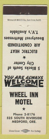 Matchbook Cover - Wheel Inn Motel Medford OR