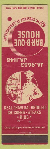 Matchbook Cover - BBQ House Louisville KY
