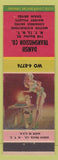 Matchbook Cover - Danish Transmission New York City pinup