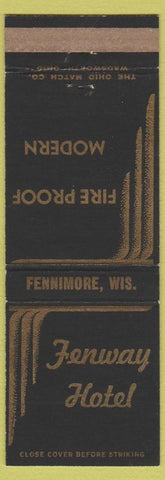 Matchbook Cover - Fenway Hotel Fennimore WI