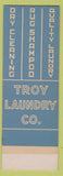 Matchbook Cover - Troy Laundry Chester PA SAMPLE