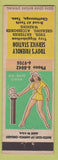 Matchbook Cover - Troy's Friendly Service oil gas Chattanooga TN pinup
