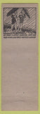 Matchbook Cover - Stevens Lunch Wilmington DE girlie cartoon back pinup
