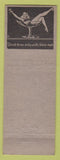 Matchbook Cover - V Bar NO TOWN Girlie back pinup