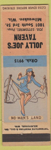 Matchbook Cover - Jolly Joe's Tavern Milwaukee WI pinup