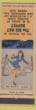 Matchbook Cover - Big Hat Buffet Alinas CA pinup