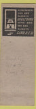 Matchbook Cover - Big Hat Buffet Alinas CA pinup