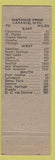 Matchbook Cover - Lincoln Lodge Laramie WY cowboy