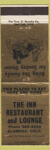 Matchbook Cover - The Inn Restaurant Lounge Alamosa Colorado
