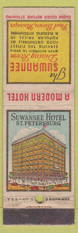 Matchbook Cover - Suwannee Hotel ST Petersburg FL