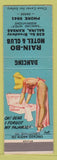 Matchbook Cover - Rainbo Motel Club Salina KS pinup