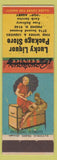 Matchbook Cover - Lucky Liquor Package Store pinup